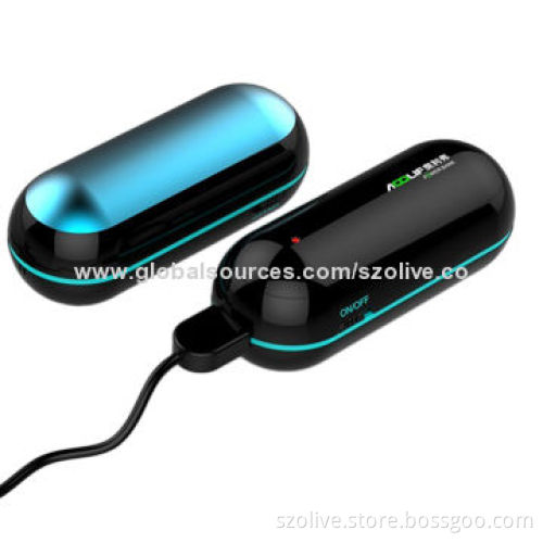 Powered Portable Heater Hand Warmers with 2,200mAh Battery Capacity, Short-circuit Protection
